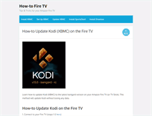 Tablet Screenshot of howtofiretv.com